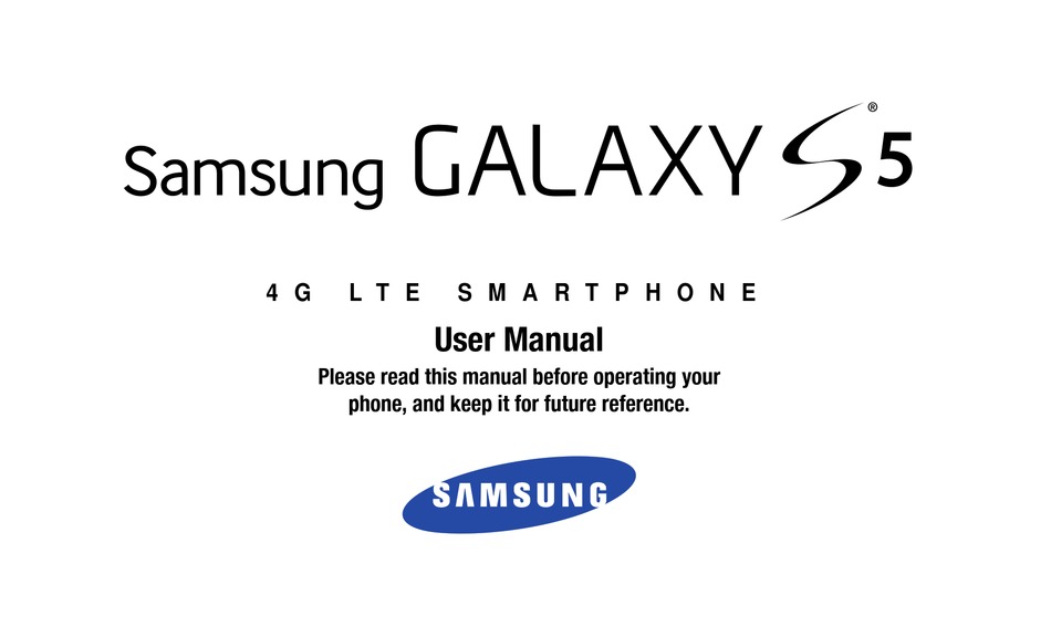 SAMSUNG GALAXY S5 USER MANUAL Pdf Download ManualsLib
