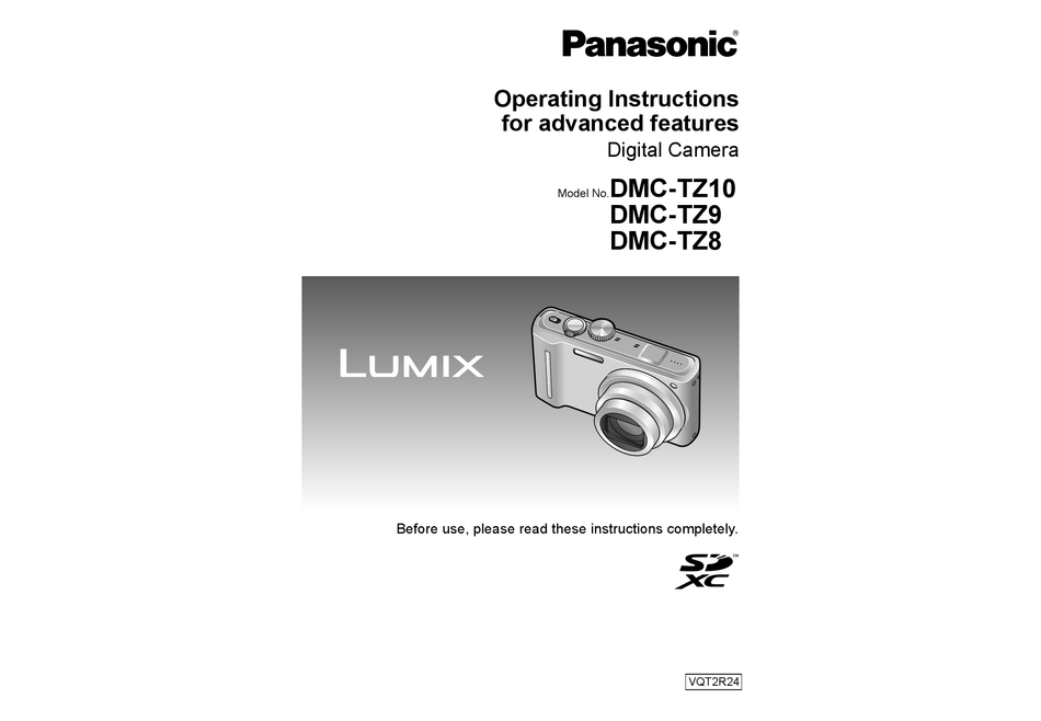 PANASONIC LUMIX DMC-TZ10 OPERATING INSTRUCTIONS MANUAL Pdf Download ...