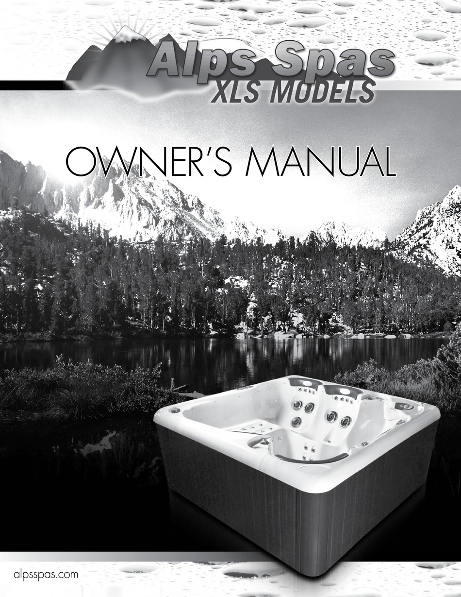 Alps Spas Xls Series Owner S Manual Pdf Download Manualslib