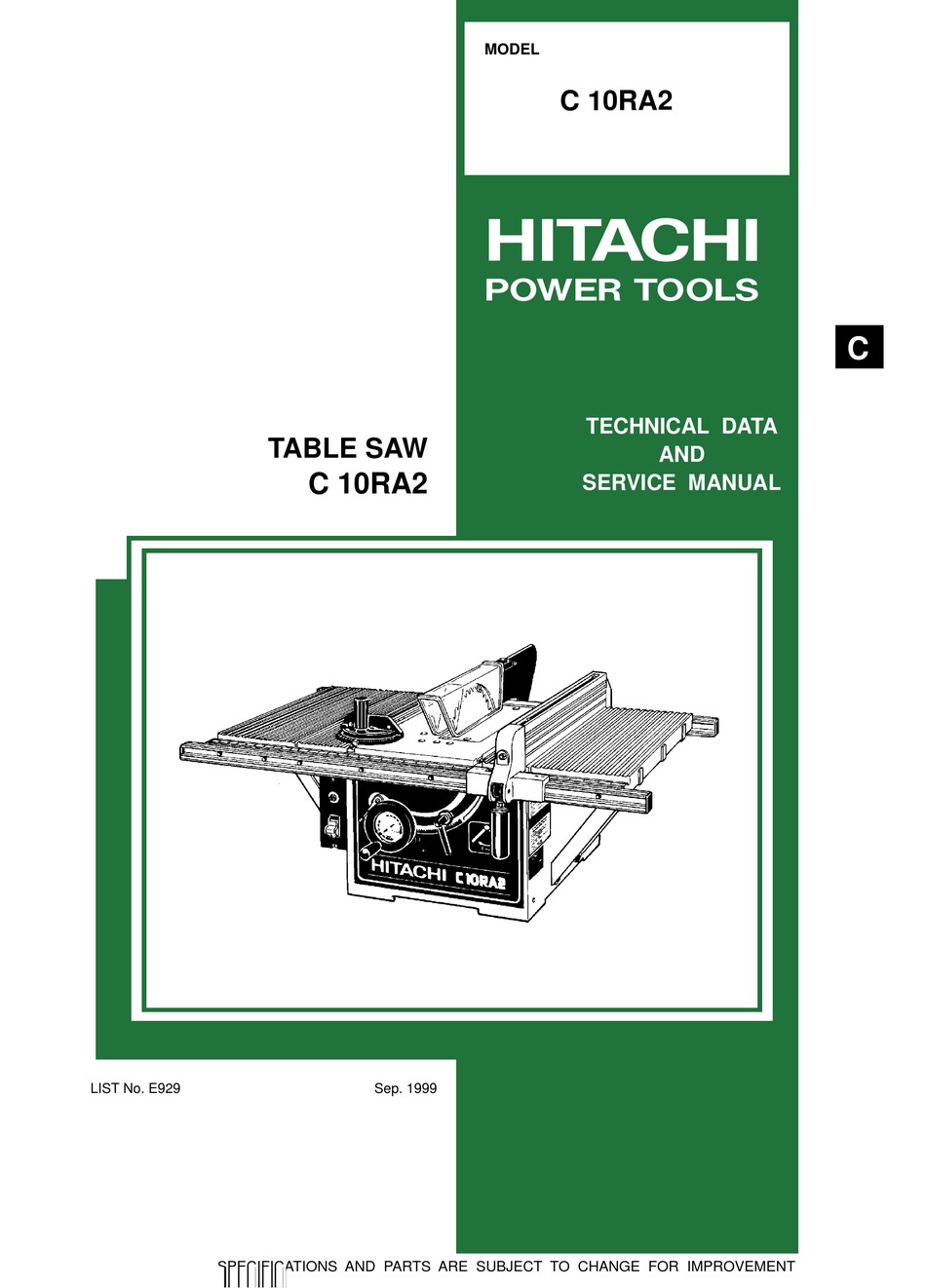 Hitachi c10ra2 deals for sale