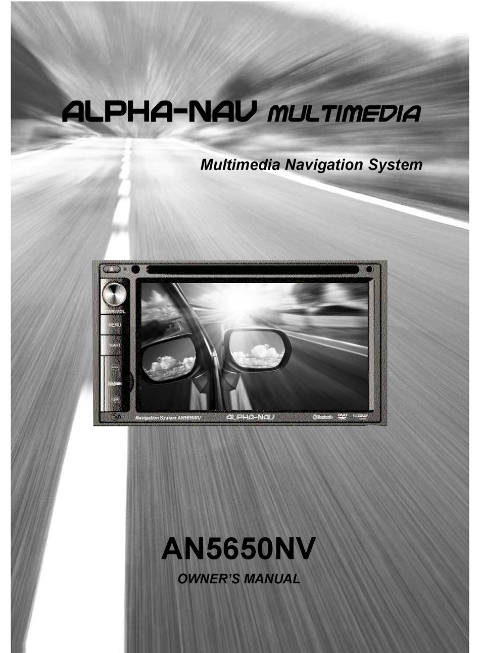 ALPHA-NAV AN5650NV OWNER'S MANUAL Pdf Download | ManualsLib