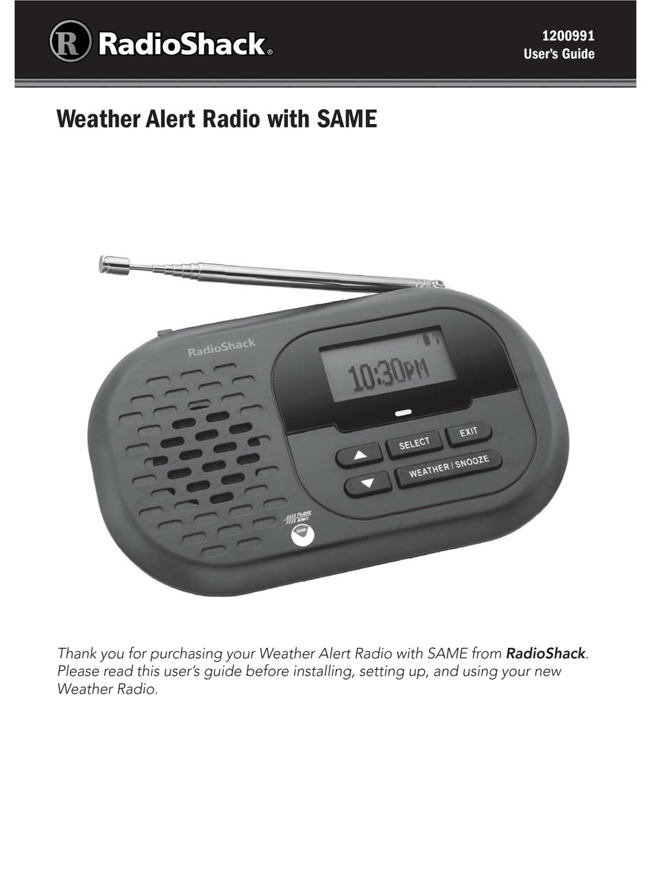 radio shack weather alert scanner pro 82 manual pdf