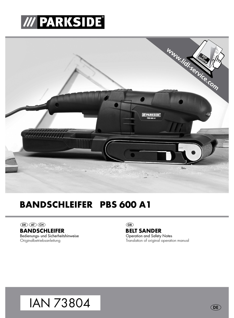 parkside pbs 600 a1