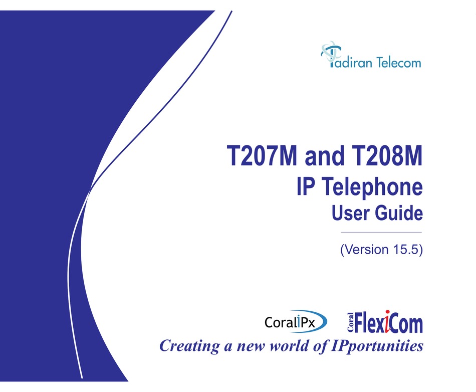 TADIRAN TELECOM T207M USER MANUAL Pdf Download | ManualsLib