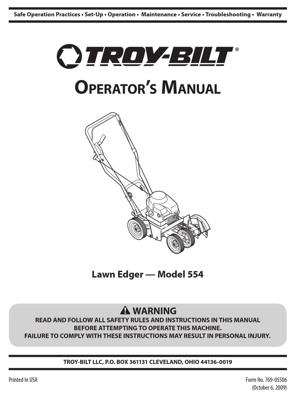 TROYBILT 554 PARTS MANUAL Pdf Download ManualsLib