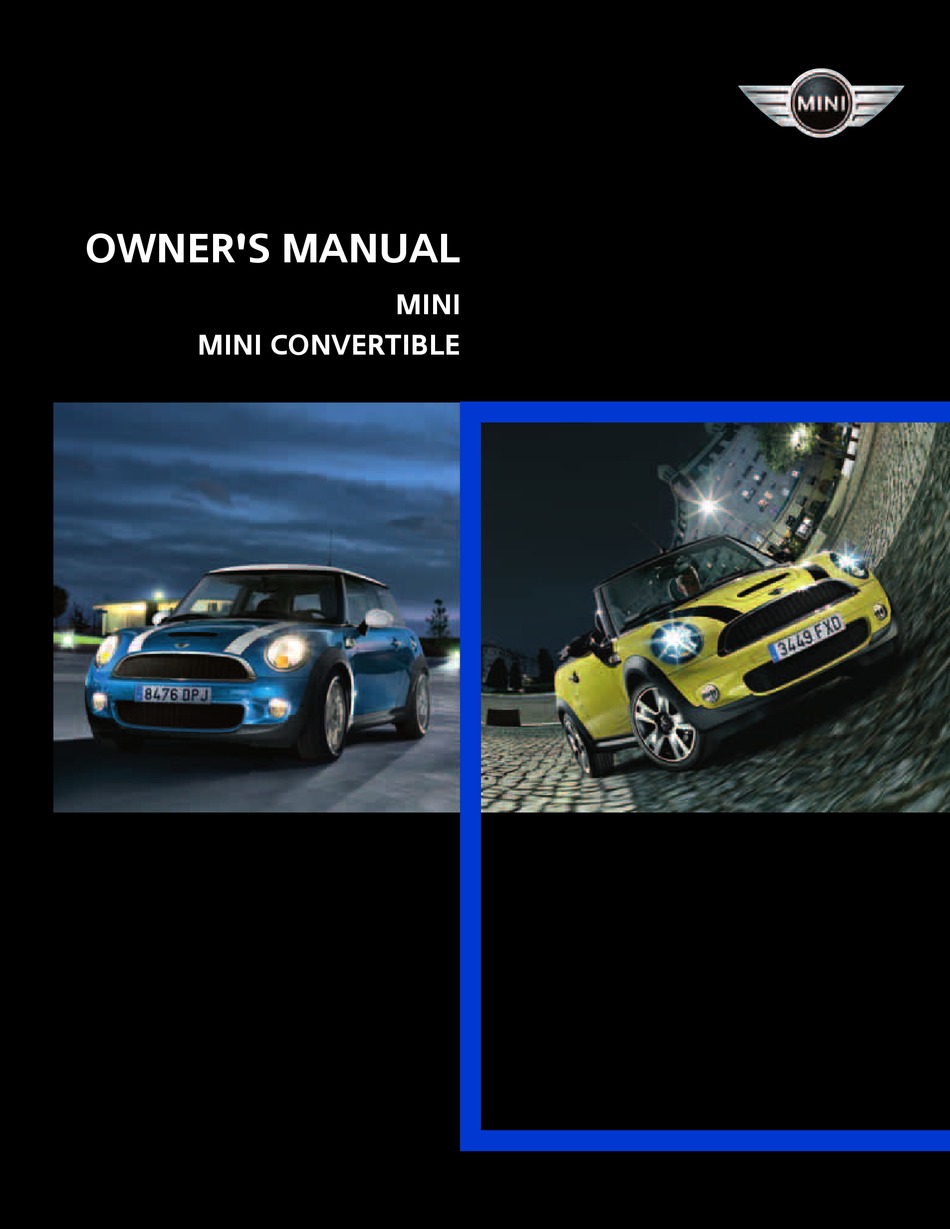BMW MINI OWNER'S MANUAL Pdf Download | ManualsLib