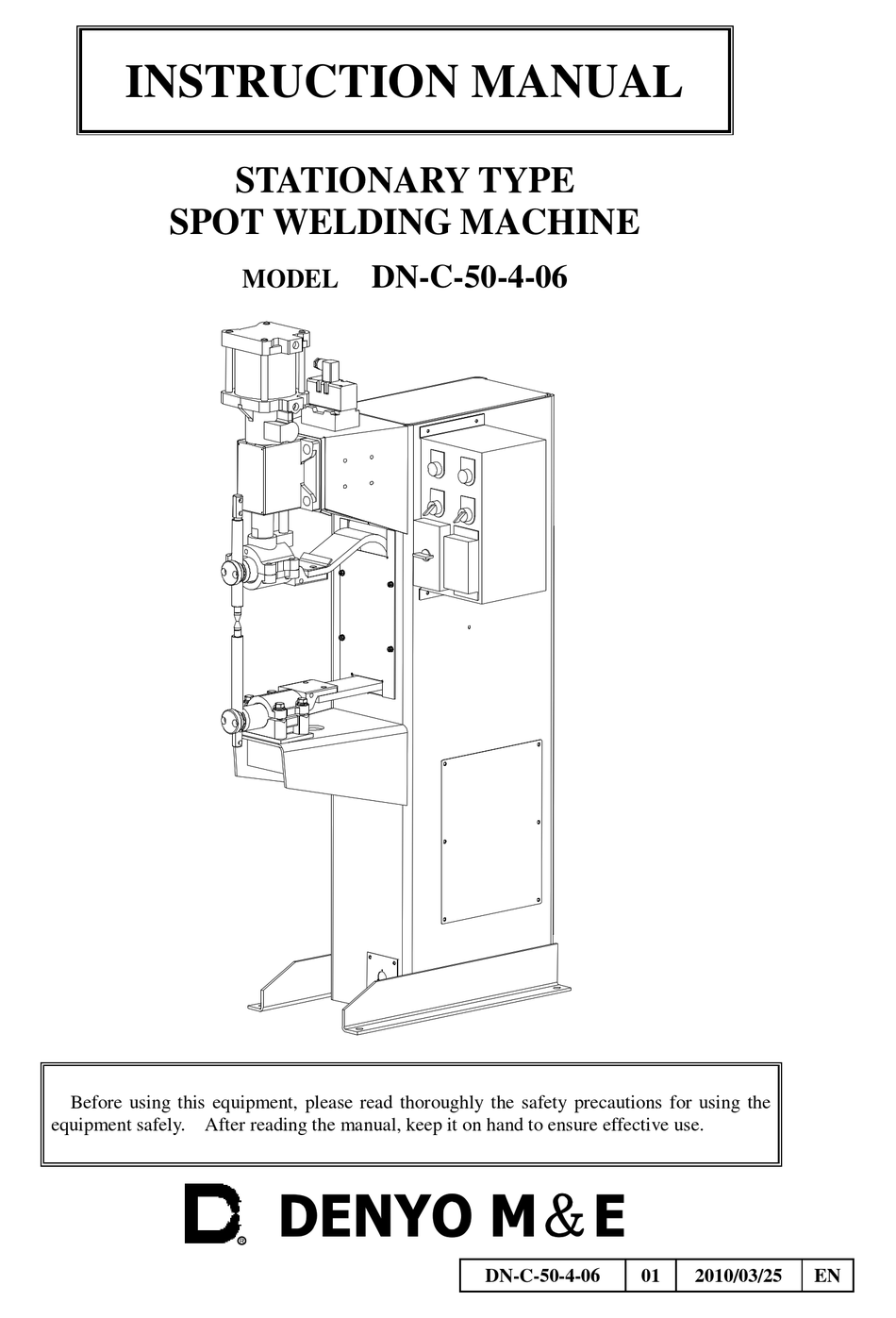 Denyo Dn C 50 4 06 Instruction Manual Pdf Download Manualslib