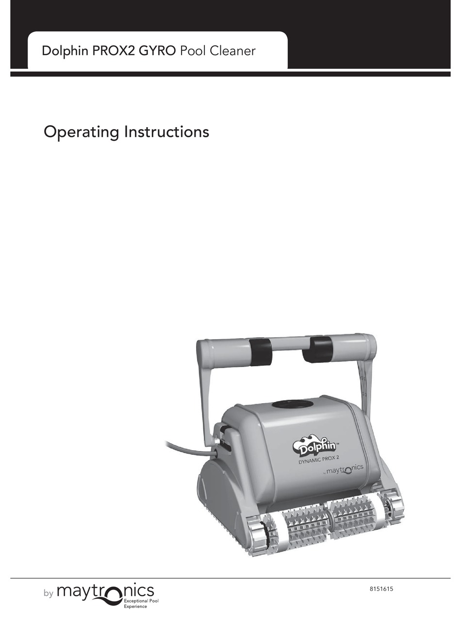 maytronics dolphin db2 manual