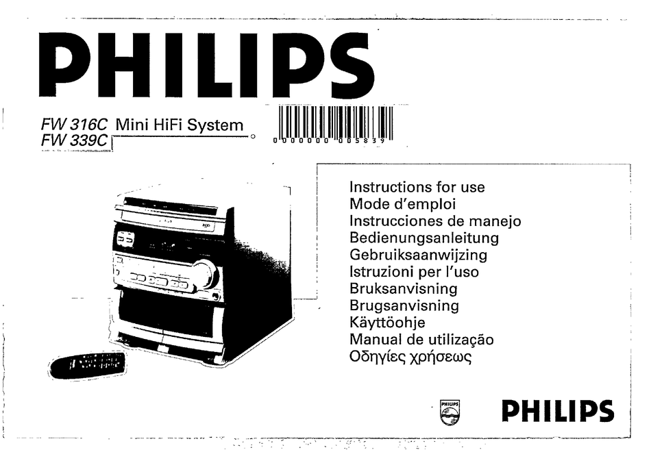 PHILIPS FW C INSTRUCTIONS FOR USE MANUAL Pdf Download ManualsLib