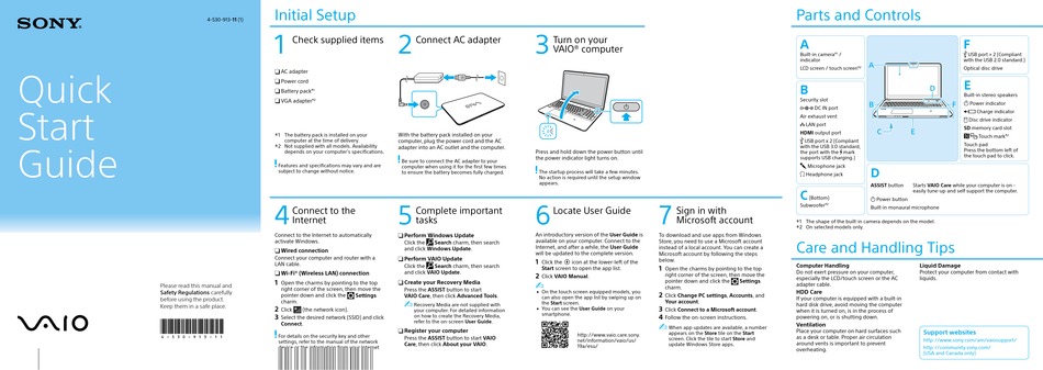 Vaio fit 14e fiche technique