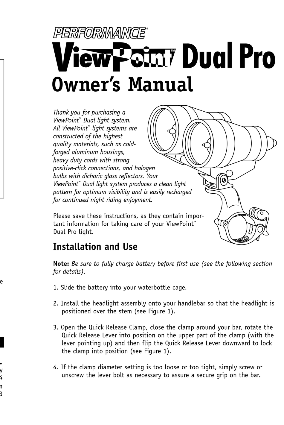 PERFORMANCE VIEWPOINT OWNER S MANUAL Pdf Download ManualsLib