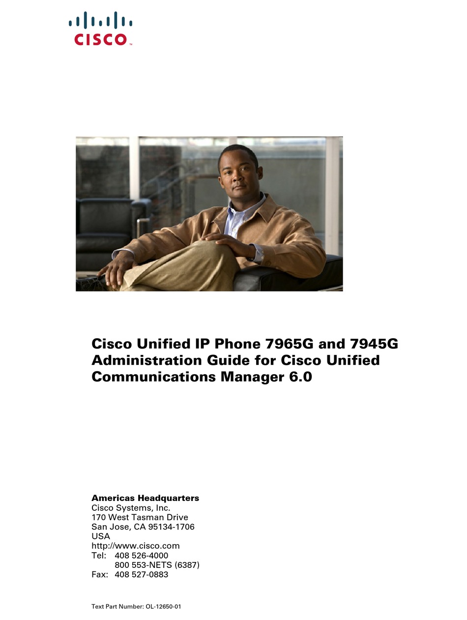 CISCO 7965G ADMINISTRATION MANUAL Pdf Download | ManualsLib