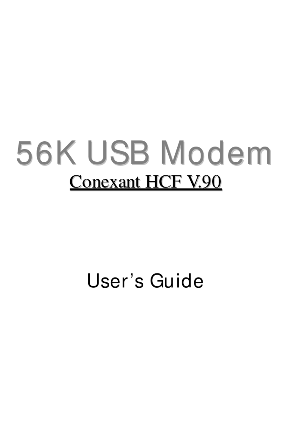 conexant usb modem driver download