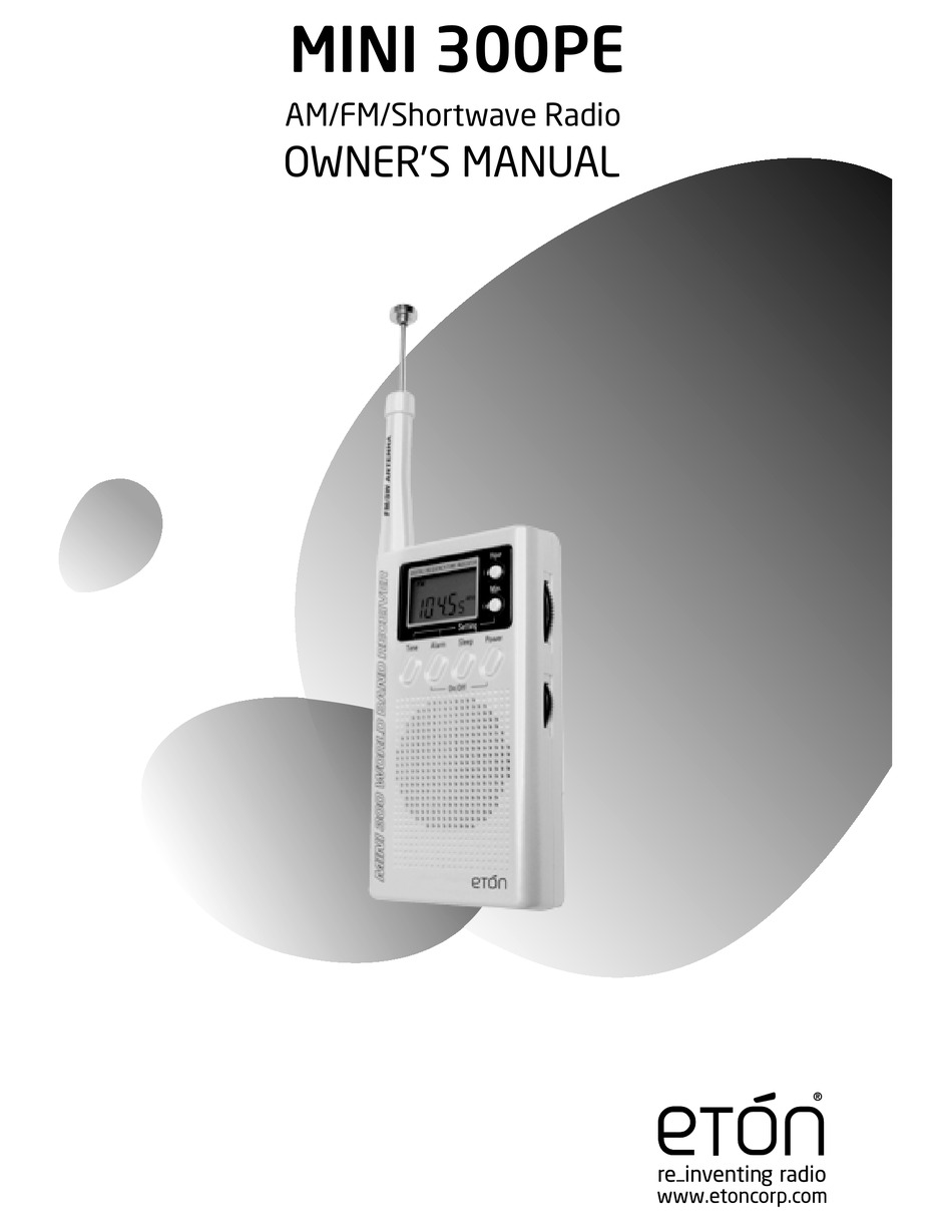 ETON MINI 300PE OWNER'S MANUAL Pdf Download | ManualsLib