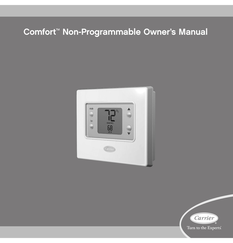 Thermostat non-programmable Carrier Comfort TC-NHP01-A