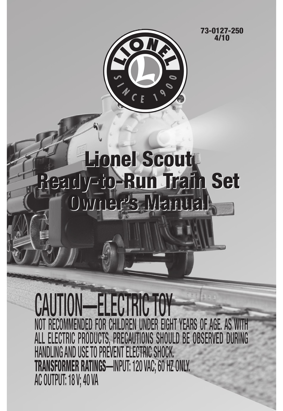 LIONEL 1110 SCOUT TRAINS WITH MANUMATIC CONTROL INSTRUCTIONS PHOTOCOPY 