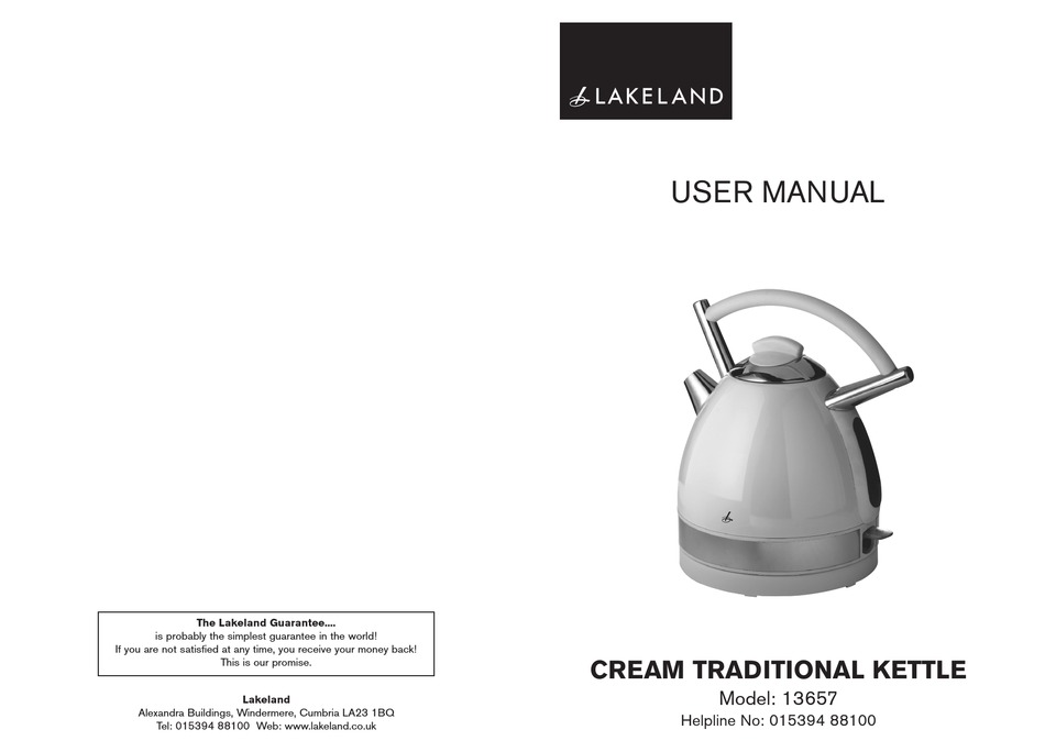 LAKELAND 13657 USER MANUAL Pdf Download ManualsLib