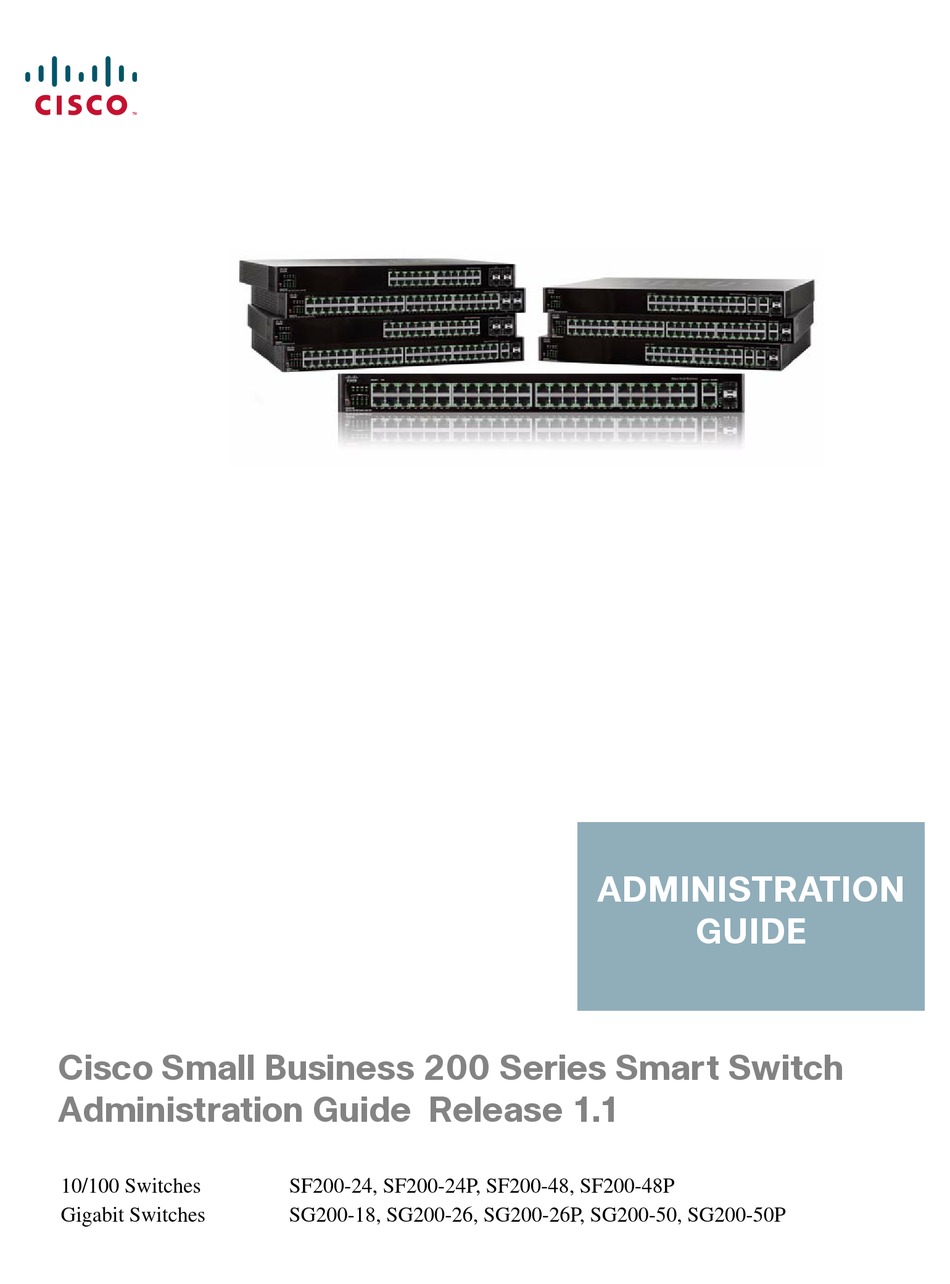 CISCO SF200-24 ADMINISTRATION MANUAL Pdf Download | ManualsLib