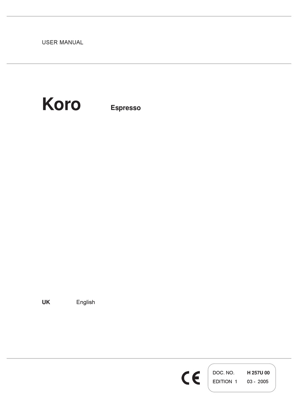 NECTA KORO USER MANUAL Pdf Download | ManualsLib