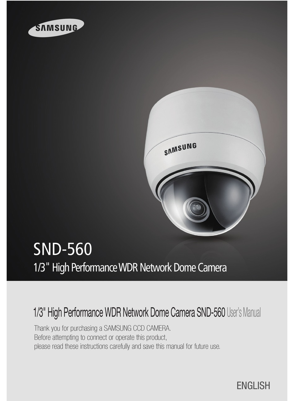 SAMSUNG SND-560 USER MANUAL Pdf Download | ManualsLib