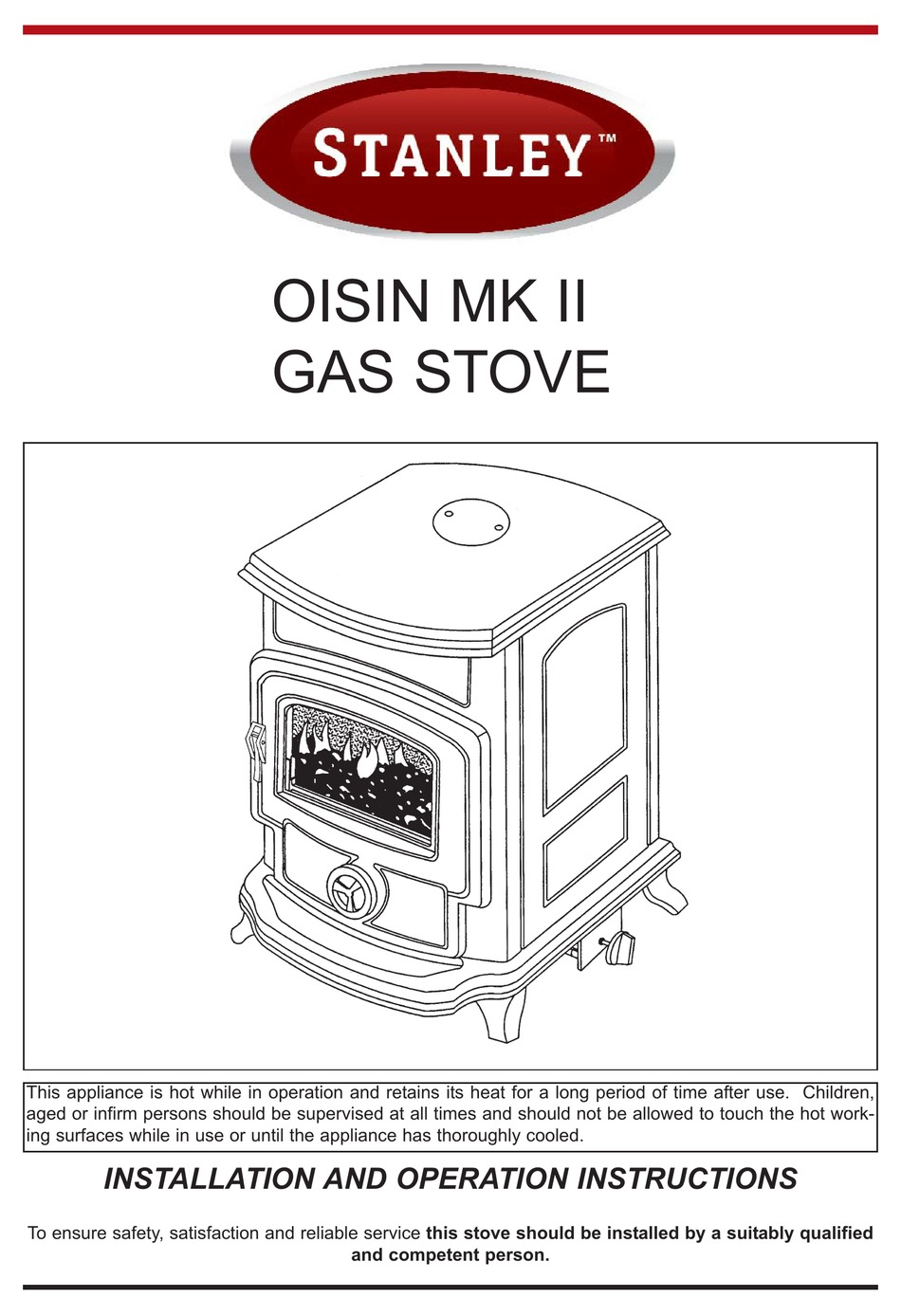 STANLEY OISIN MK II INSTALLATION AND OPERATION INSTRUCTIONS MANUAL Pdf ...