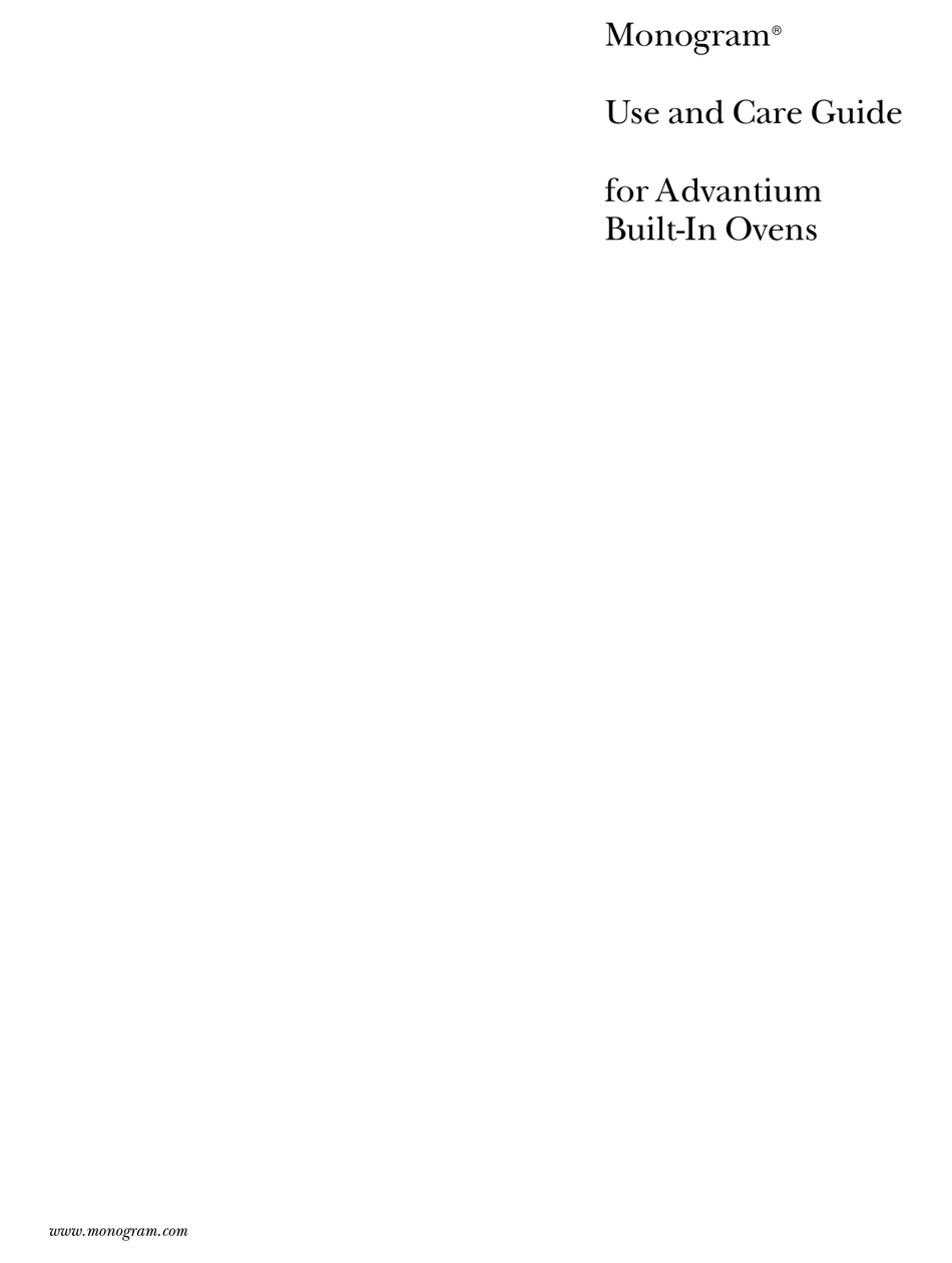 GE BUILTIN OVENS USE AND CARE MANUAL Pdf Download ManualsLib