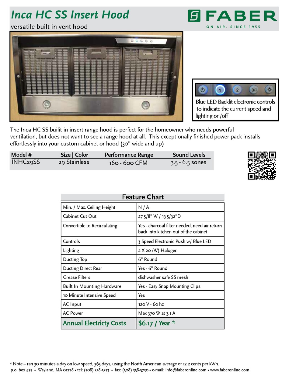 FABER INHC29SS INSTALLATION Pdf Download | ManualsLib