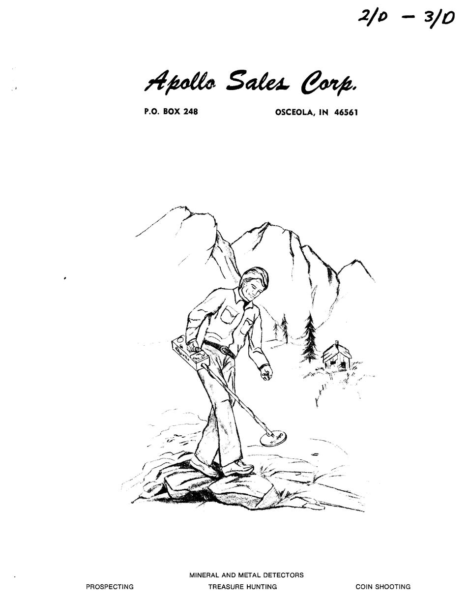 APOLLO 2 ASSEMBLY AND OPERATING INSTRUCTIONS MANUAL Pdf Download