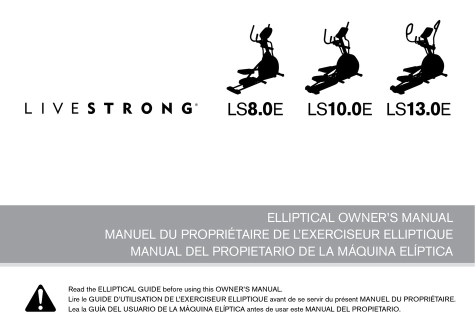 Livestrong Ls8 0e Owner S Manual Pdf Download Manualslib