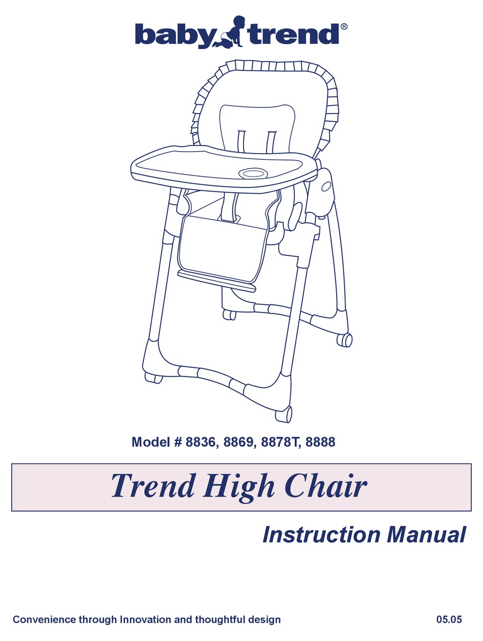 BABY TREND 8836 INSTRUCTION MANUAL Pdf Download ManualsLib