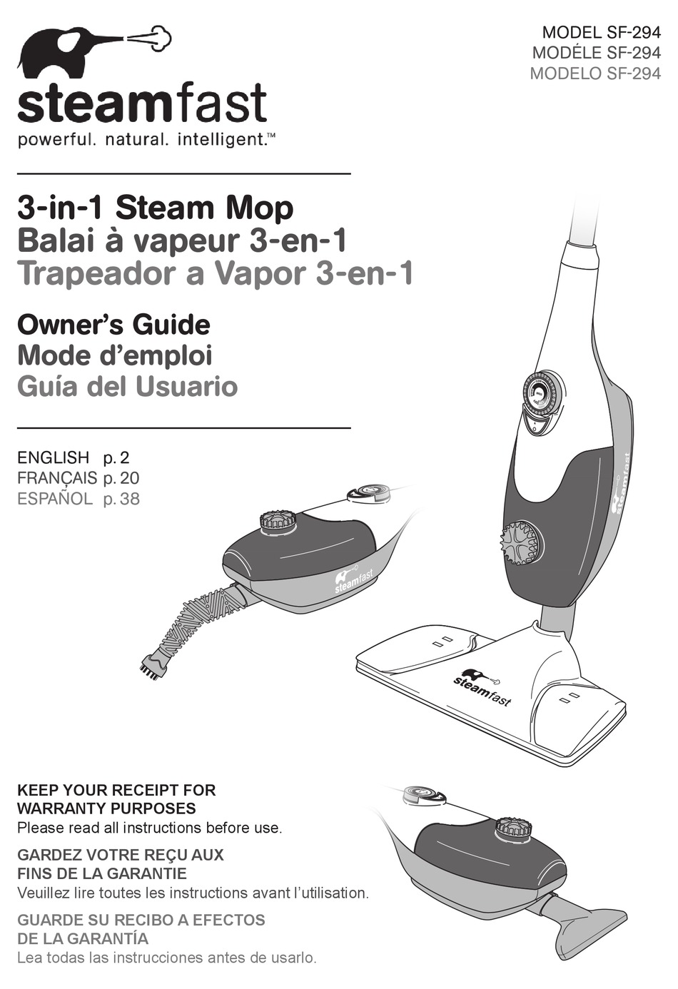 STEAMFAST SF-294 OWNER'S MANUAL Pdf Download | ManualsLib