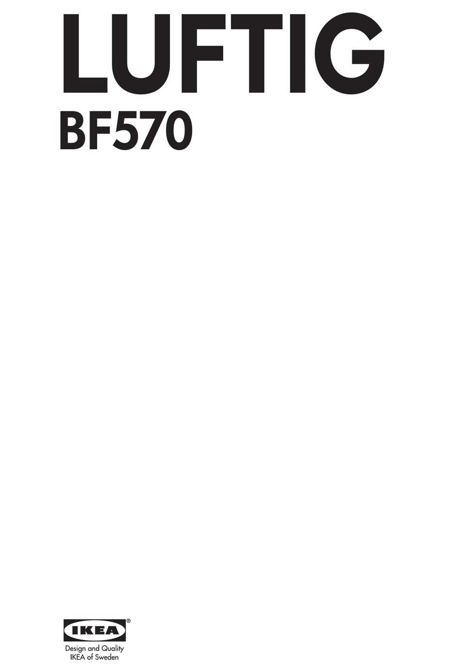 Luftig bf570 ventilator