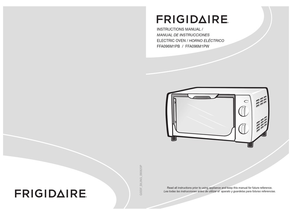FRIGIDAIRE FFA096M1PB INSTRUCTION MANUAL Pdf Download | ManualsLib