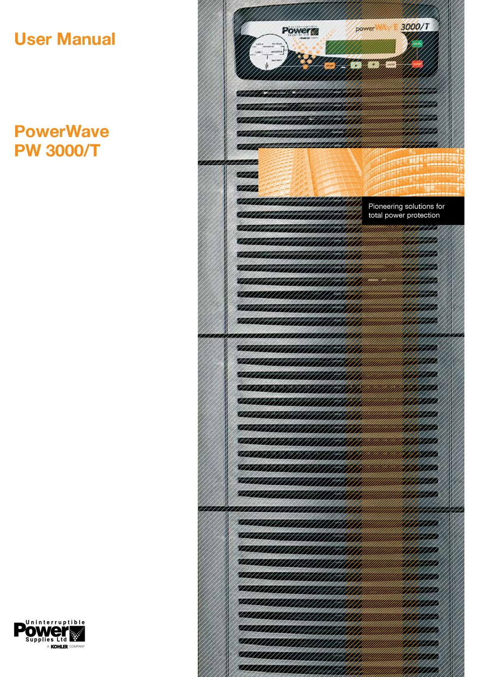UNINTERRUPTIBLE POWER SUPPLIES POWERWAVE 3000T USER MANUAL Pdf Download ManualsLib