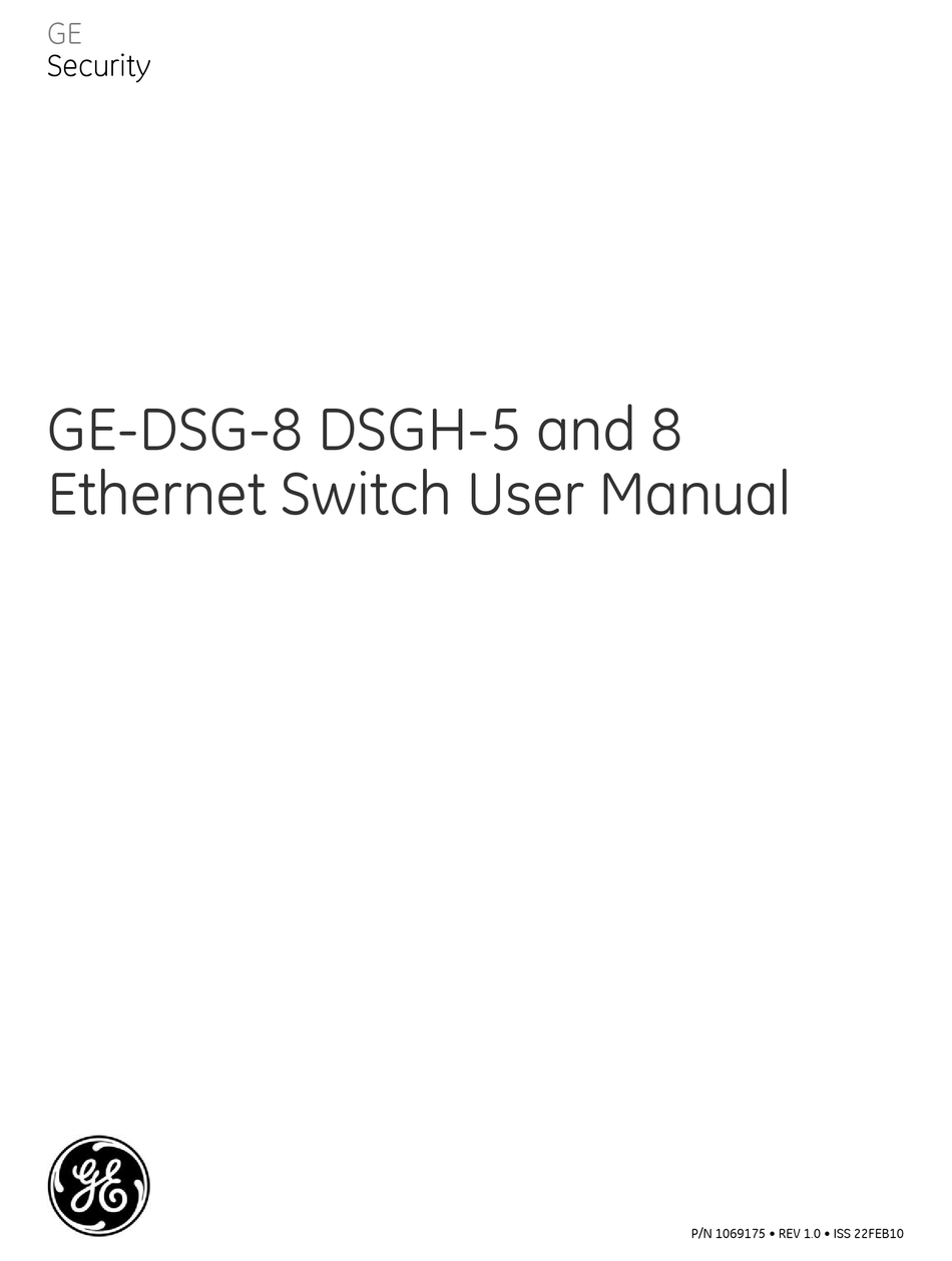 GE SECURITY GEDSG8 DSGH5 USER MANUAL Pdf Download ManualsLib