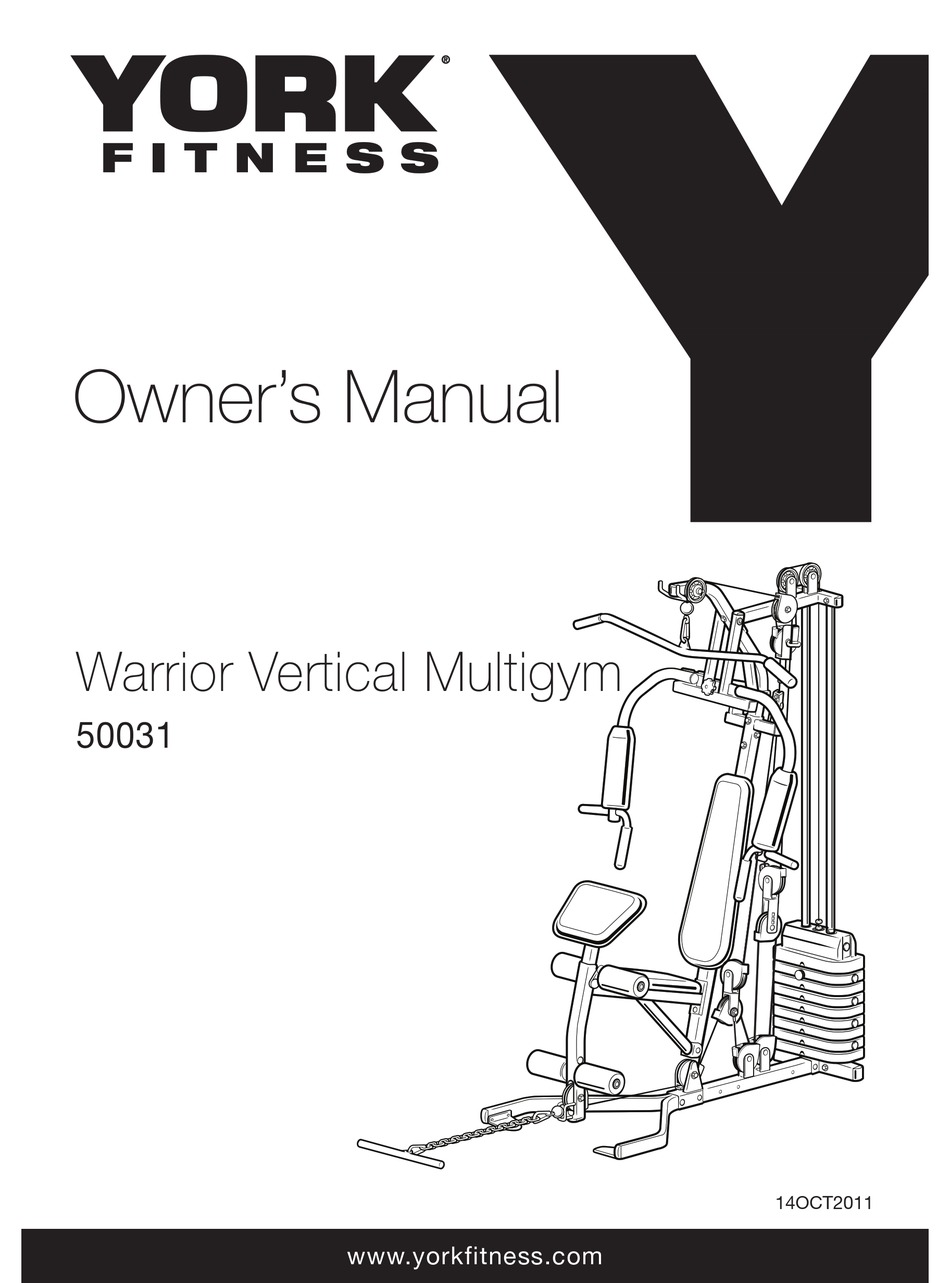 YORK FITNESS 50031 OWNER'S MANUAL Pdf Download | ManualsLib