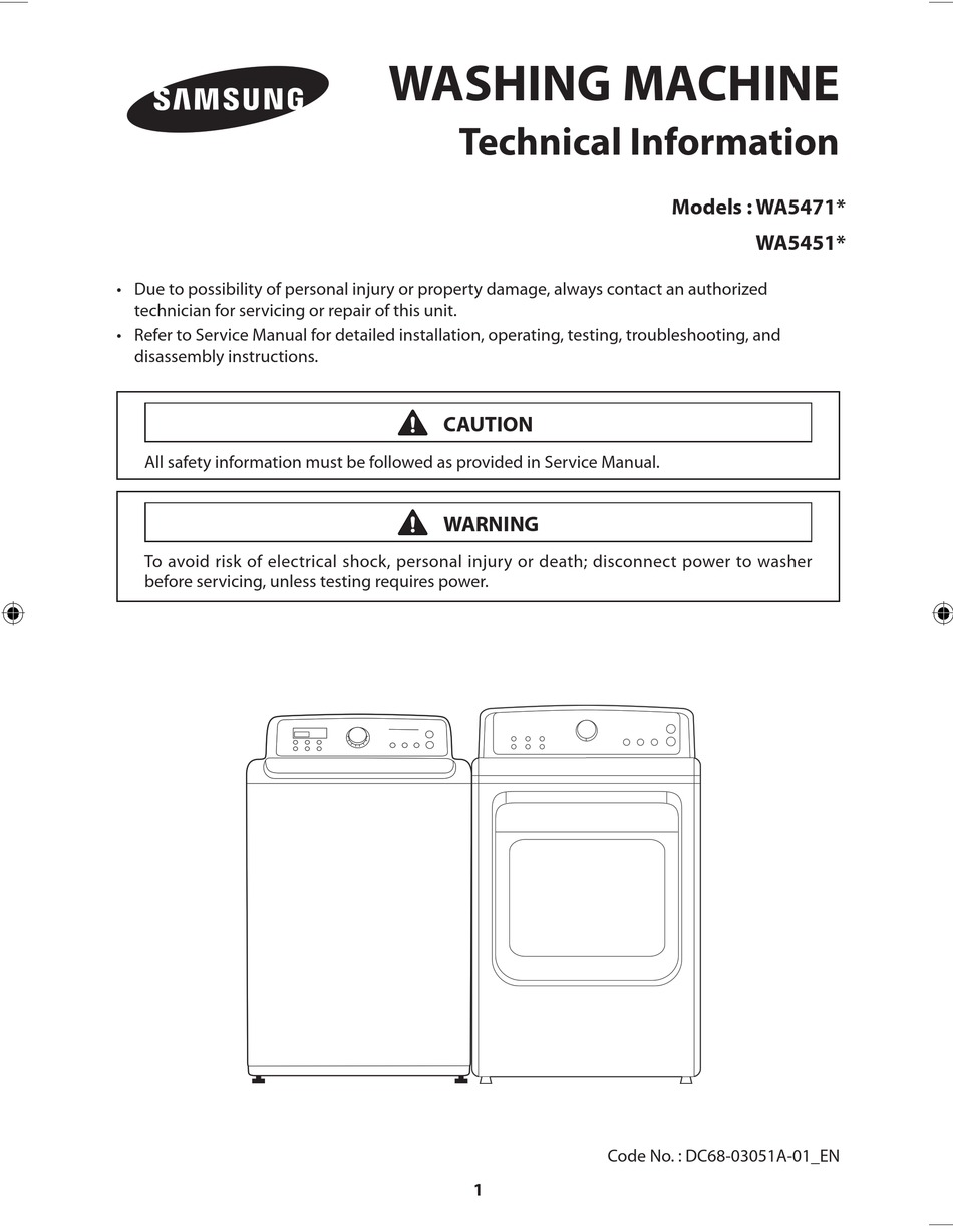 samsung washer wa5451