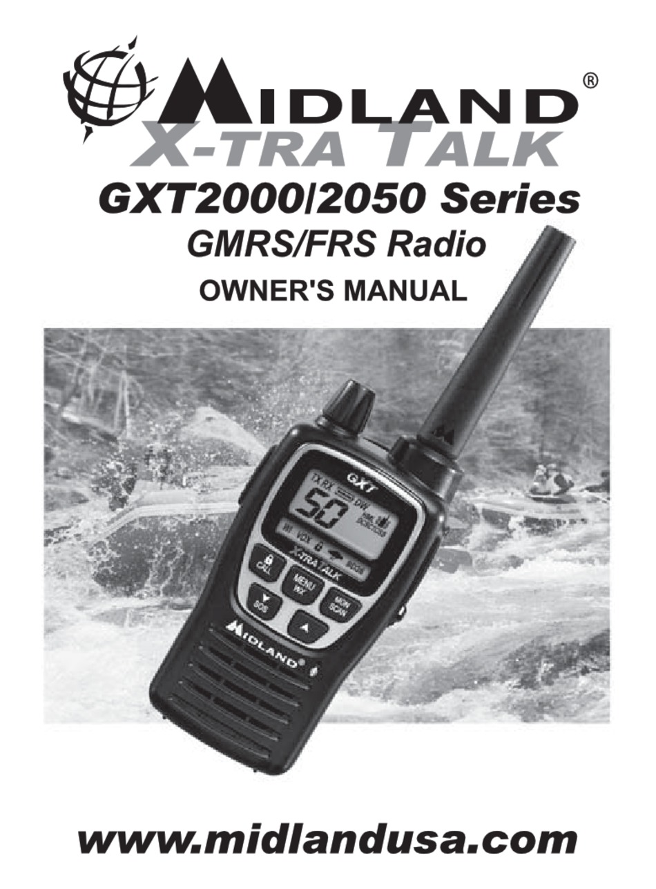 MIDLAND GXT2000 SERIES OWNER