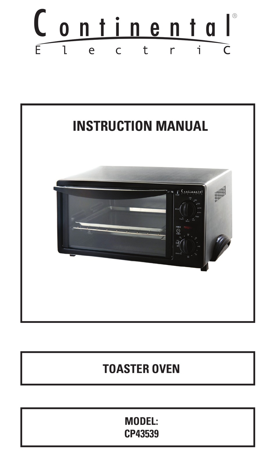 Horno eléctrico de 10L TO-11B | Continental - Tu Mundo