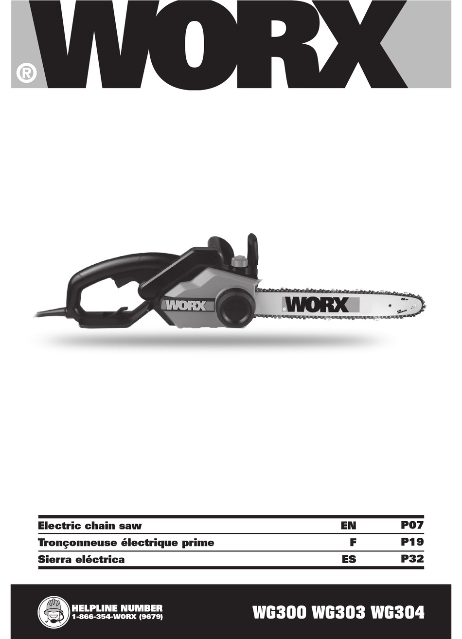 WORX WG300 USER MANUAL Pdf Download | ManualsLib