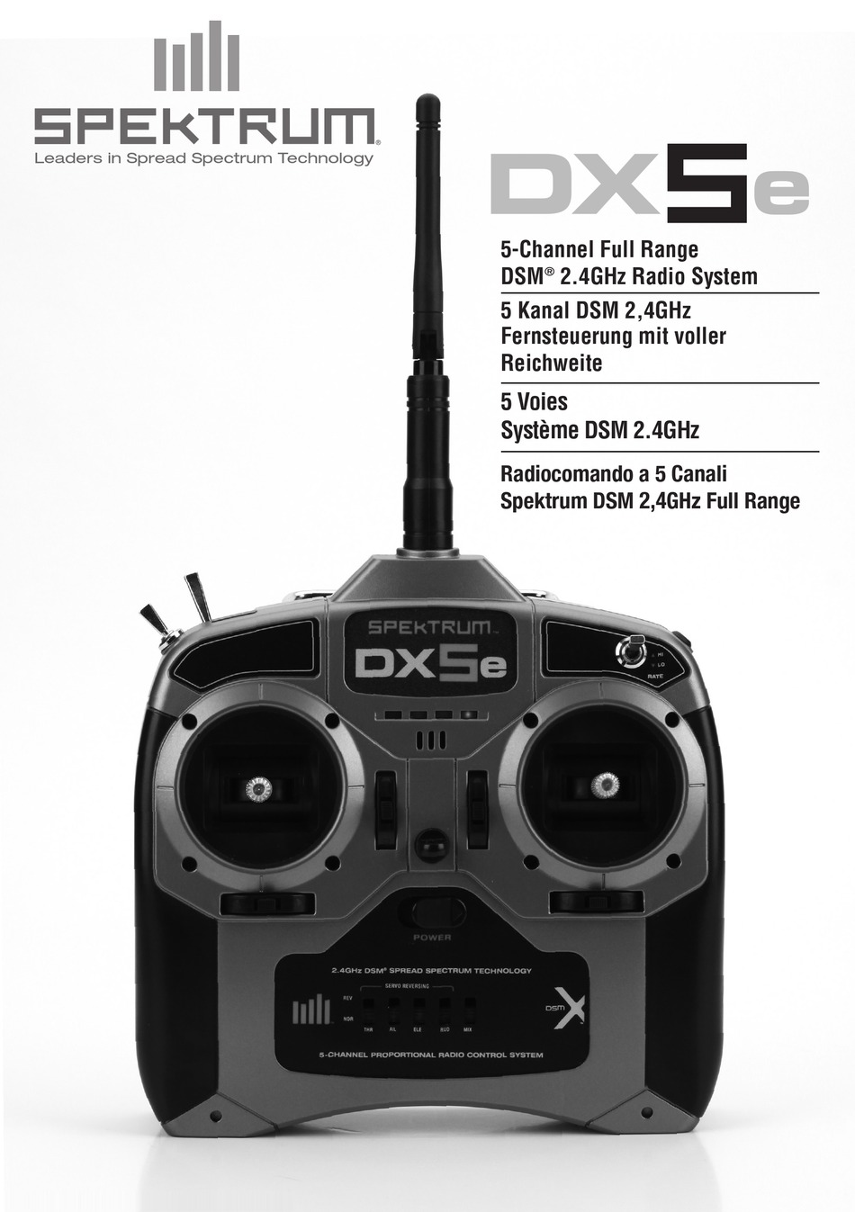 SPEKTRUM DX5E USER MANUAL Pdf Download | ManualsLib