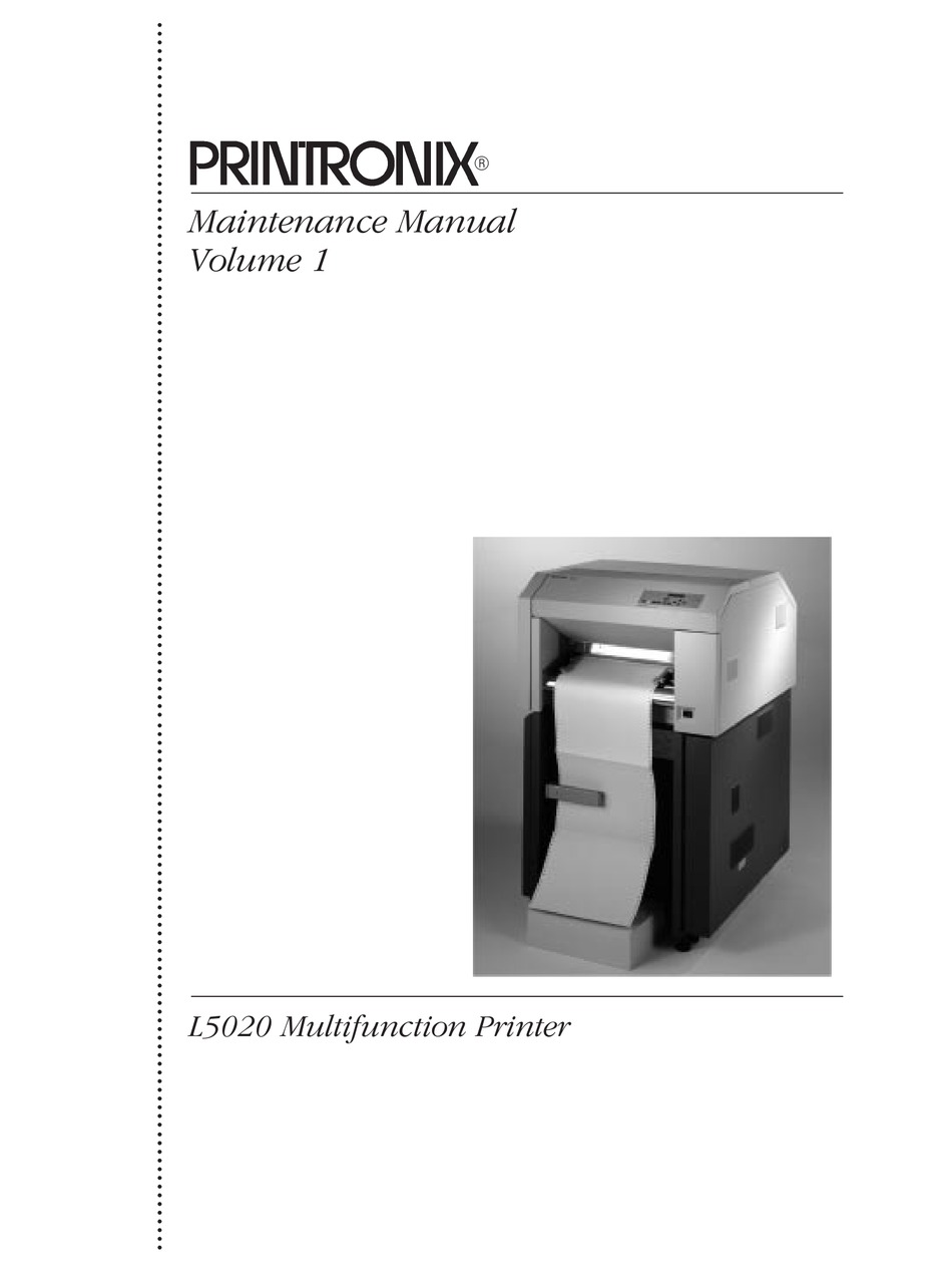 PRINTRONIX L5020 MAINTENANCE MANUAL Pdf Download ManualsLib