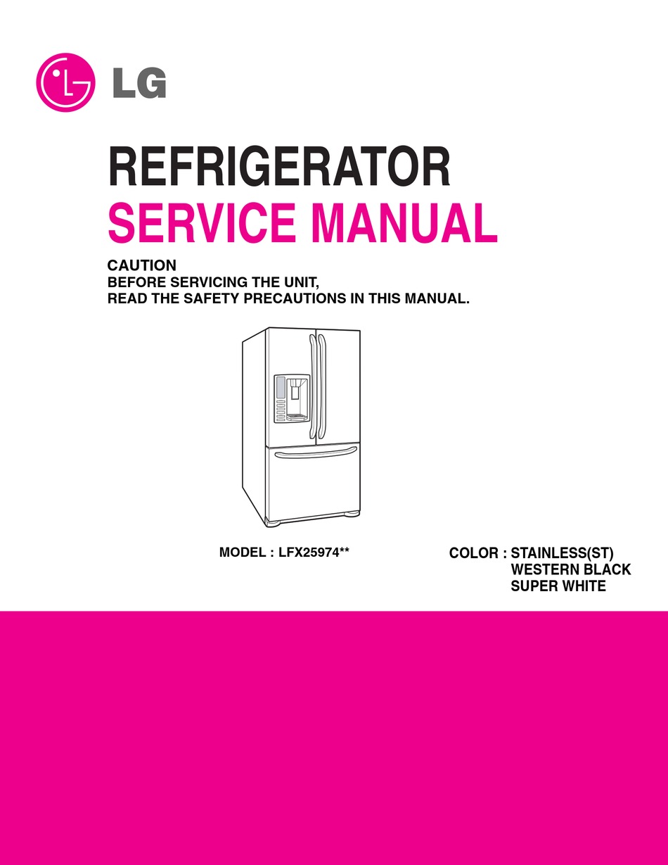 LG LFX25974 SERIES SERVICE MANUAL Pdf Download | ManualsLib