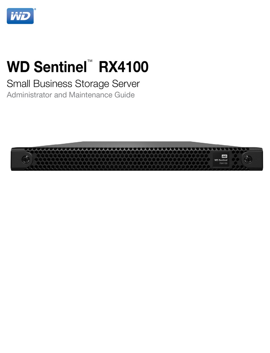 western digital wd sentinel dx4000 windows 10