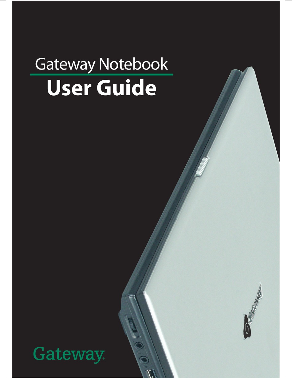 GATEWAY NOTEBOOK USER MANUAL Pdf Download ManualsLib