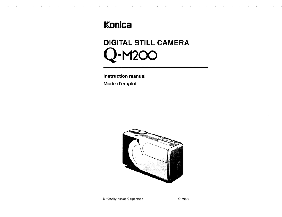 KONICA MINOLTA QM200 INSTRUCTION MANUAL Pdf Download ManualsLib