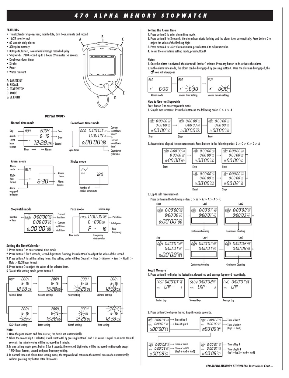 Sportline stopwatch battery discount replacement