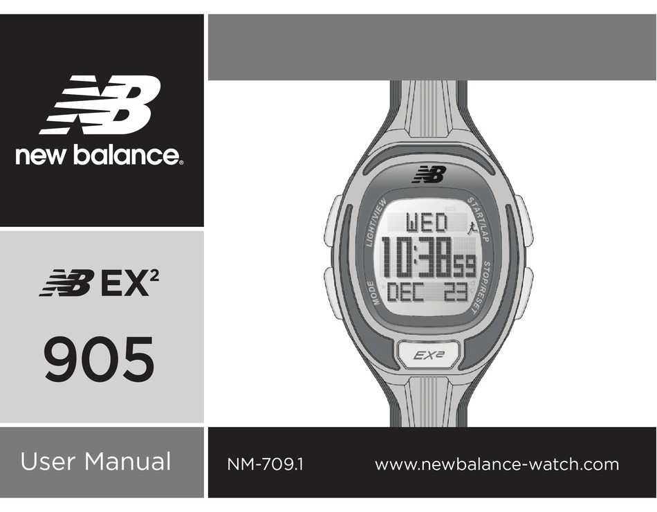 New balance 2025 watch instructions