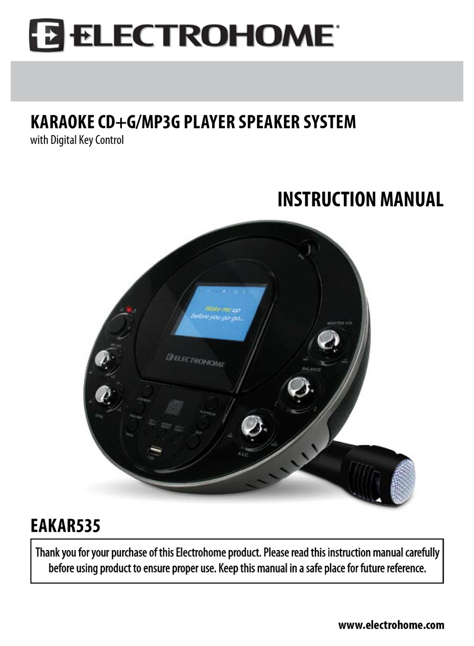 EAKAR300 Karaoke Machine Speaker System