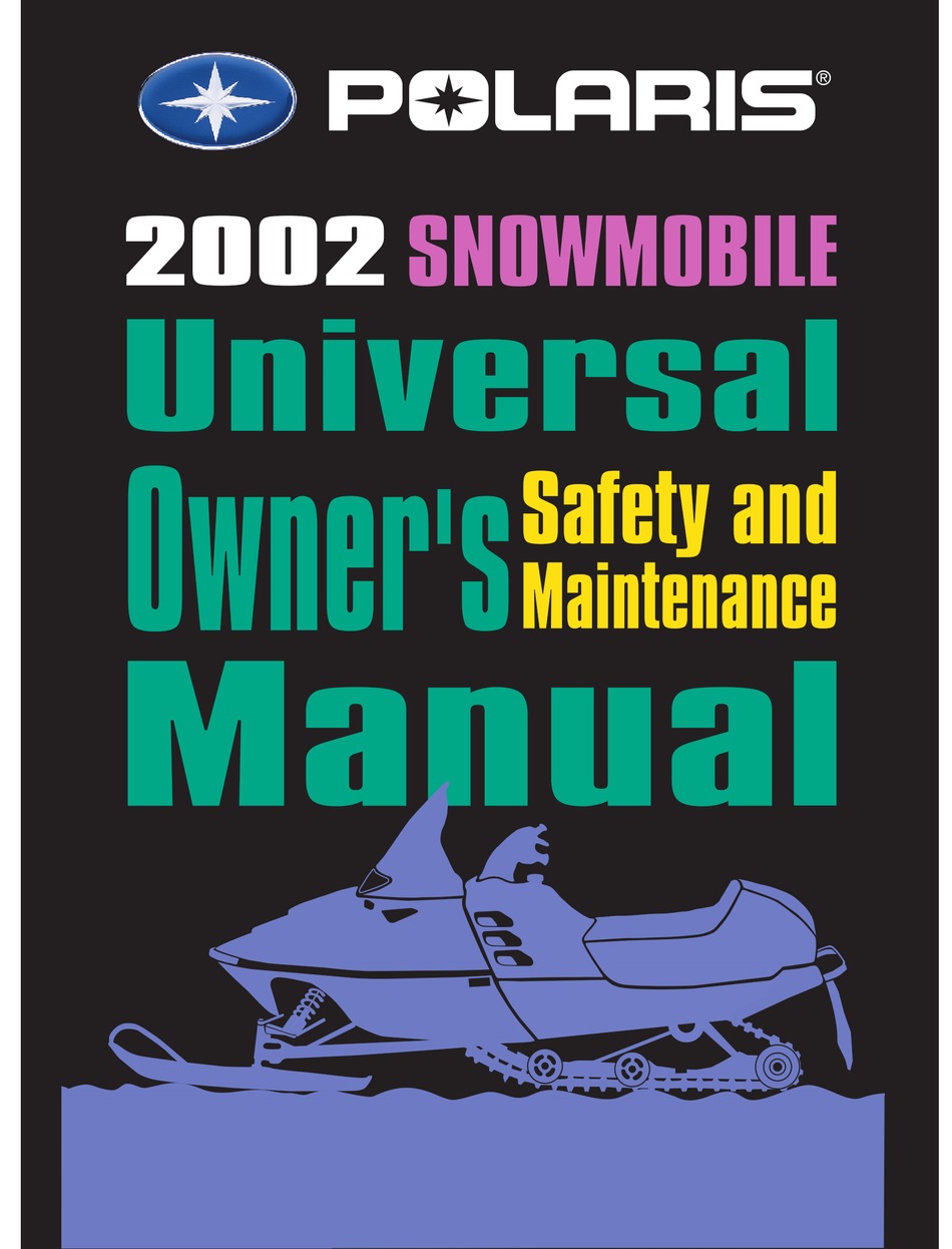 POLARIS 2002 SNOWMOBILE OWNER'S MANUAL Pdf Download ManualsLib